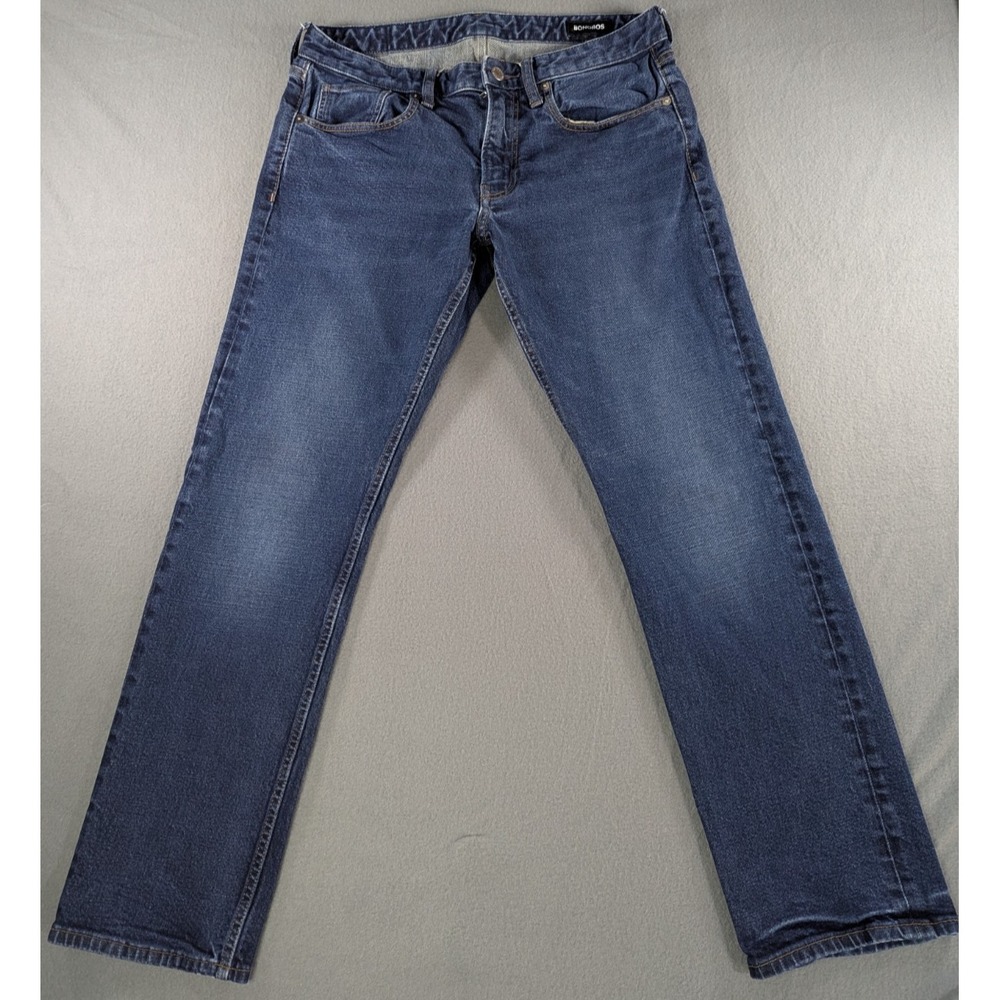 Bonobos Mens‎ Denim On A Mission Straight Leg Jeans 31x30 Blue